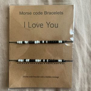 @makerscustom morsecode bracelets his and hers friendship bracelets NWT